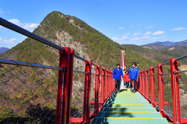 채계산 출렁다리 [순창군 제공]