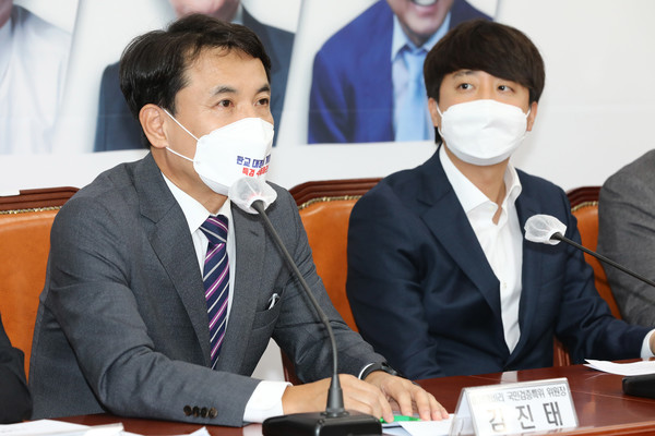 국민의힘 '이재명 비리 국민검증특별위원회' 김진태 위원장 [연합뉴스]