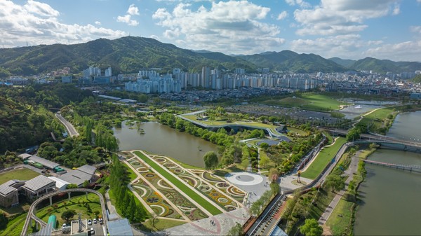 콘텐츠 앵커기업이 입주하게 될 순천만국가정원 전경. [순천시 제공]