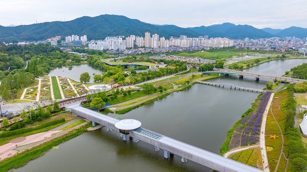 콘텐츠 앵커기업이 입주하게 될 순천만국가정원 전경. [순천시 제공]