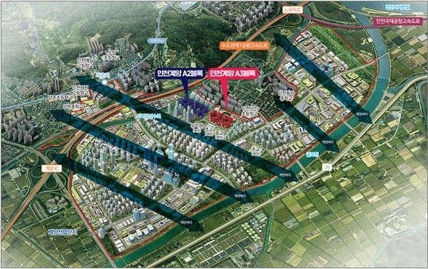 3기 신도시 인천 계양지구 조감도. [국토교통부 제공]