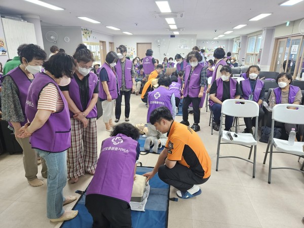 [서천소방서 제공]